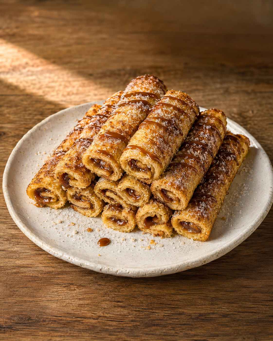 Messy in the Middle: French Toast Roll-Ups