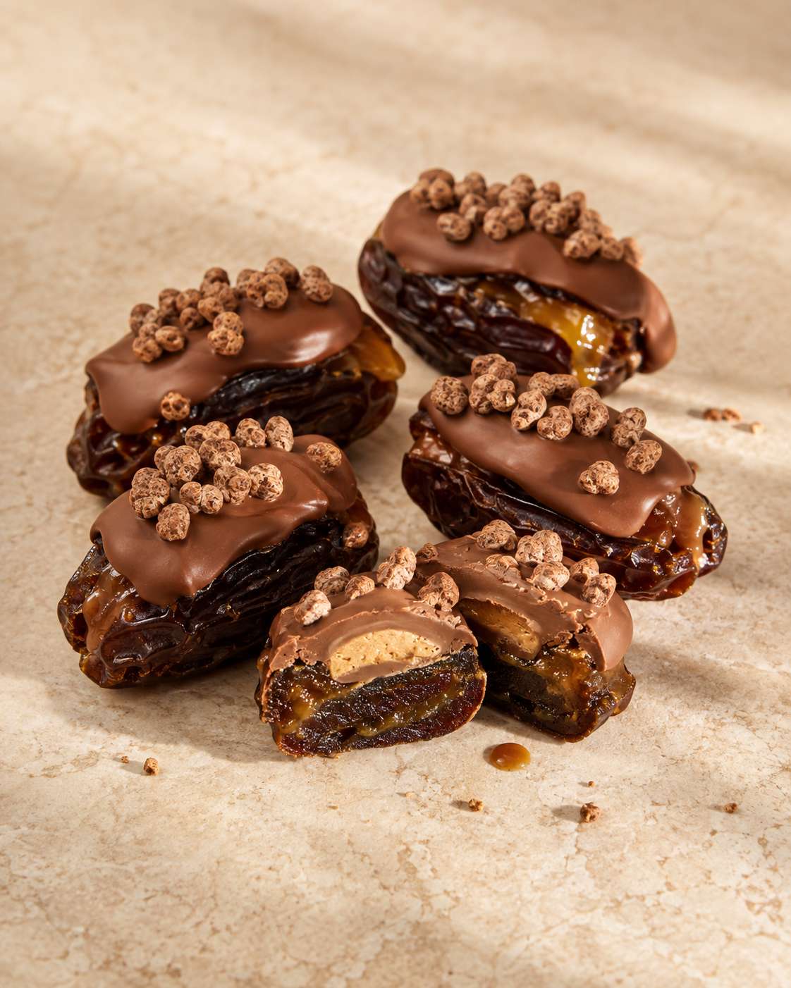 Fancy Little Messes: Peanut Butter Cup Caramel Dates