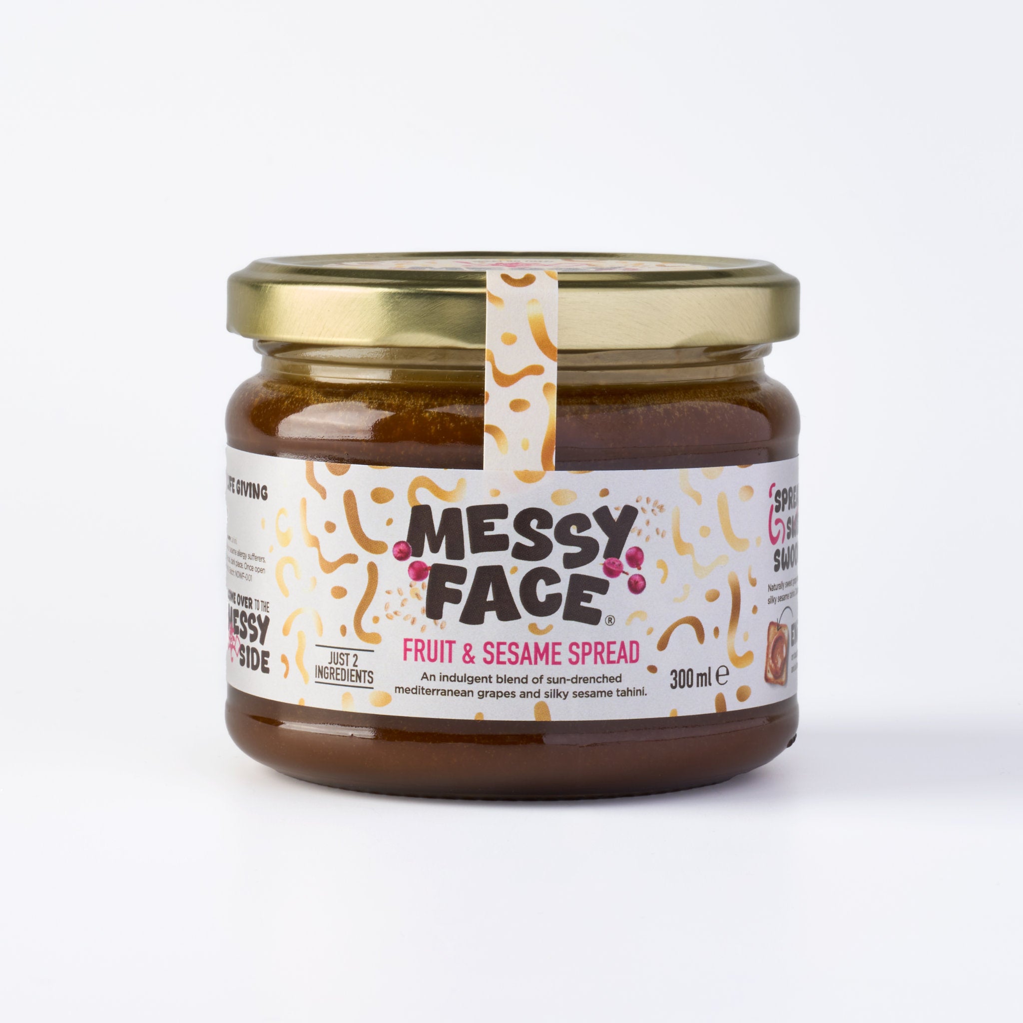Messyface Fruit & Sesame Spread 300g