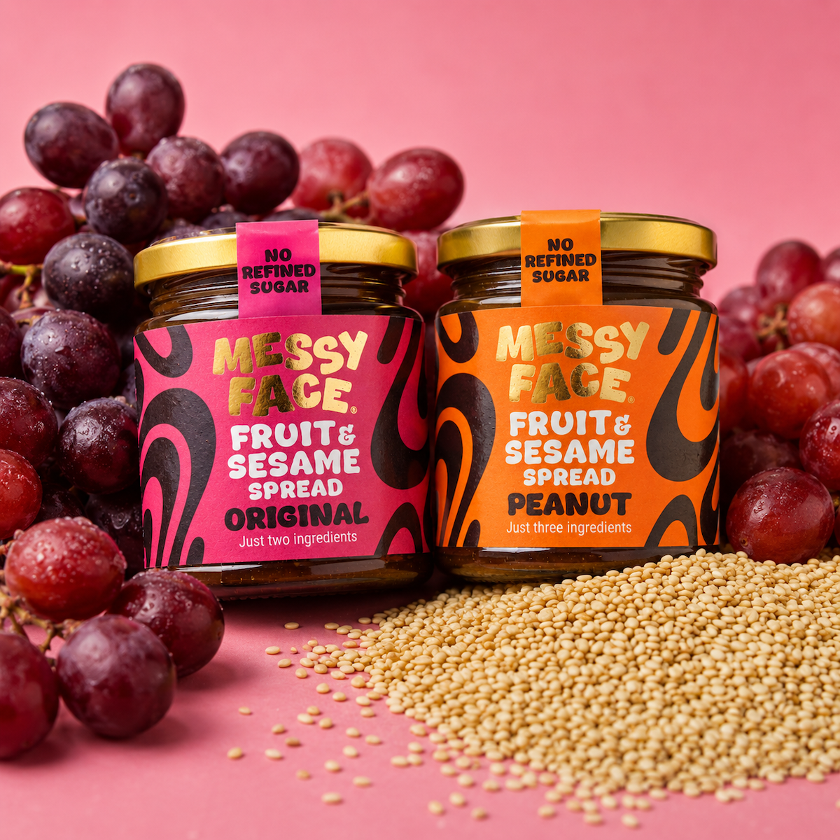 Messyface Fruit & Sesame Spread 200g