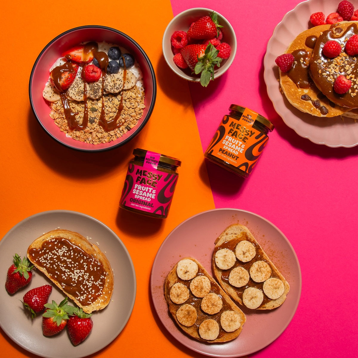 Messyface Fruit & Sesame Spread 200g