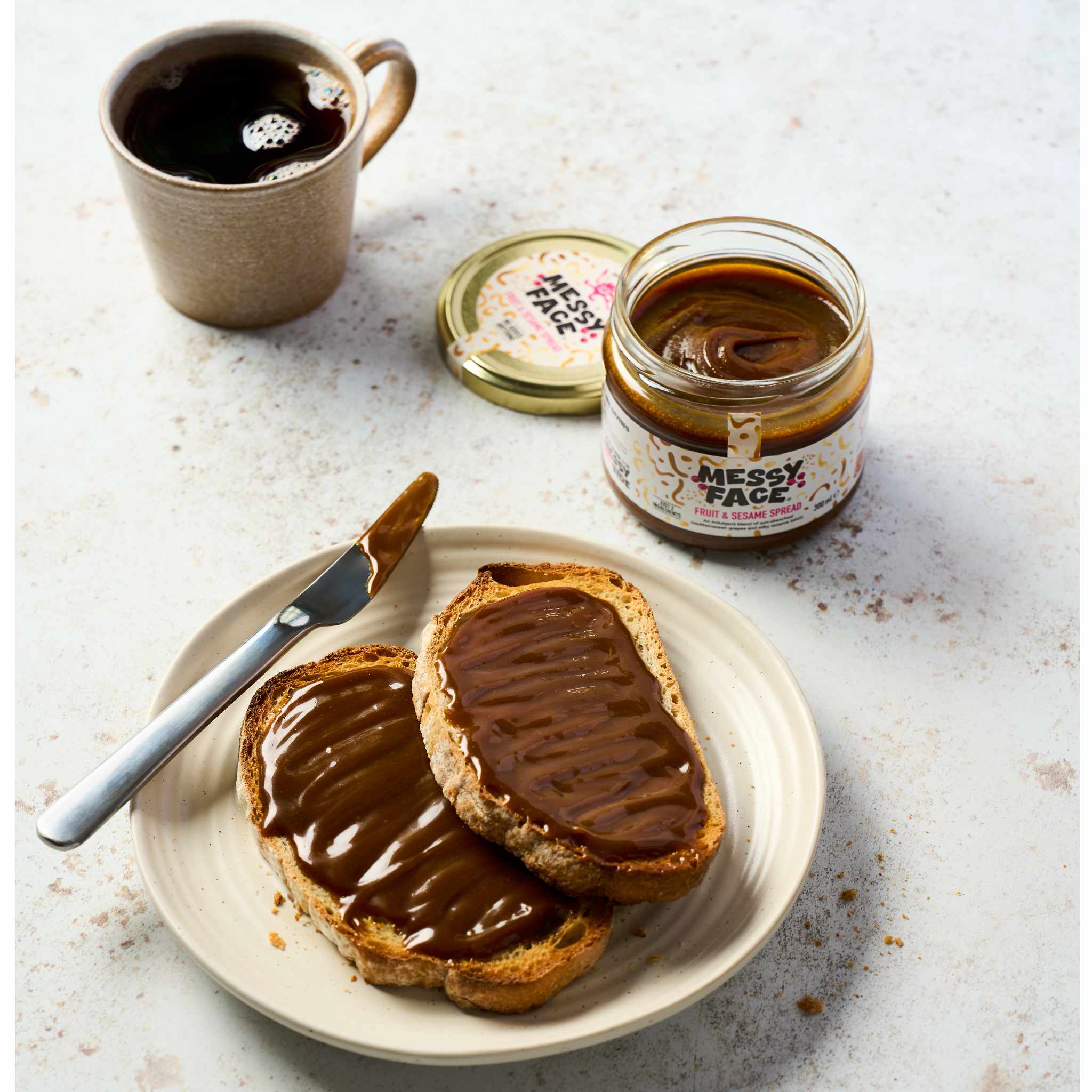 Messyface Fruit & Sesame Spread 300g